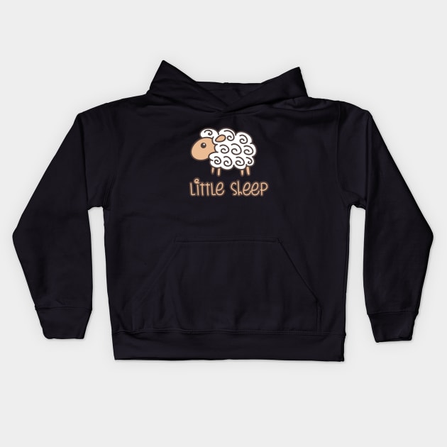 cute sheep - loving animals Kids Hoodie by walterorlandi